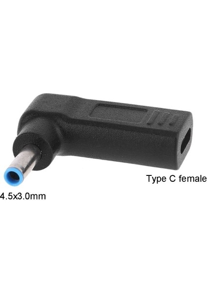 USB Tip C Dişi 4.5x3.0mm Fiş Dc Güç Adaptörü Konnektörü Dönüştürücü Hp Dizüstü Bilgisayar Için Envy Eliteboook 820 G3 820 G4 (Yurt Dışından)