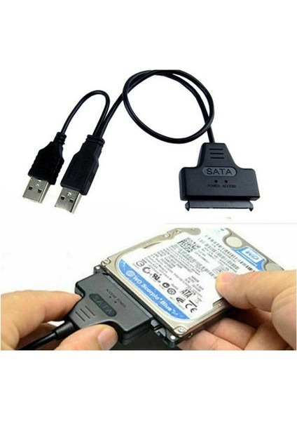 Kablo HDD 7 + 15PIN Sata, USB 2,0 ve 2,5 Adaptör, G5I4 Için Sata Disko SSD HDD Adaptörü (Yurt Dışından)