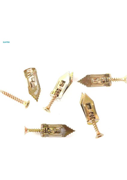 20 Adet Kuru Duvar Dübelleri, Alçı Genişletme Dübelleri, Kendiliğinden Sondajlı Duvar Dübel Genişlemesi 1.2CMX4CM (Yurt Dışından) fırsatları