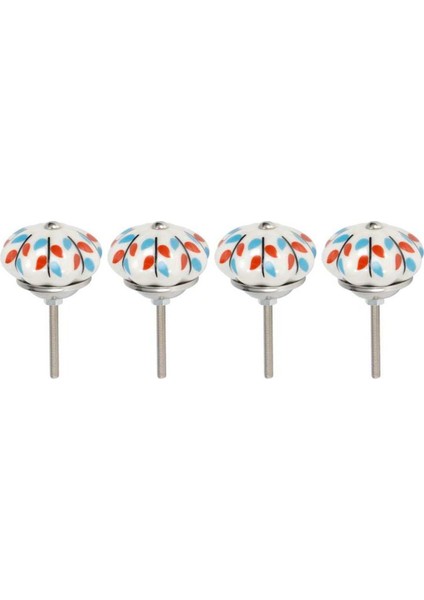 4 Adet/takım Seramik Dolap Dolap Kapı Kolu Dolap Çekmece Kolu (Yurt Dışından)