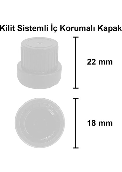 50 ml Plastik Kilitli Beyaz Kapaklı Amber Hediyelik Şişesi 50 cc Kolonya Koku Süs Kahverengi Cam Şişe 1 Adet modelleri