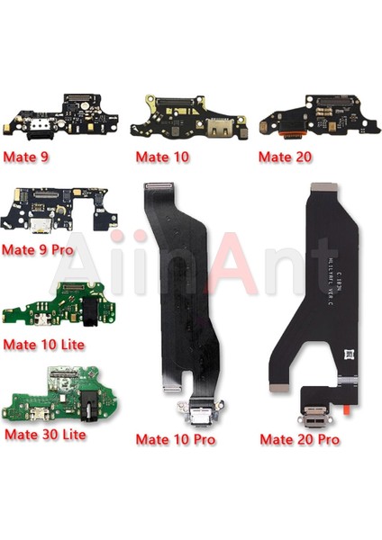 USB Şarj Aleti Kurulu Bağlantı Noktası Konektörü Mic Dock Esnek Şarj Kablosu Huawei Mate 7 8 9 10 20 20X30 Lite Pro 4g 5g Telefon Parçaları (Yurt Dışından)