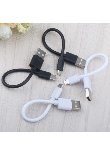 Tipi USB Kablosu Kısa Mikro USB Kabloları Cep Telefonu Şarj Kablosu USB C Kablosu Senkronizasyon Veri Şarj Cihazı Hat Teli Samsung Xiaomi Için (Yurt Dışından)