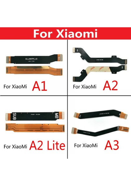 Xiaomi Mi A1 A2 A3 Lite Orijinal LCD Anakart Anakart Flex Kablo Tamir Parçaları (Yurt Dışından)