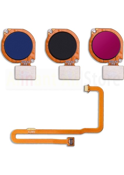 Orijinal Geri Düğme Anahtar Bağlantısı Dokunmatik Kimlik Tarayıcı Parmak Izi Sensörü Flex Kablo Şerit Huawei Onur 20 Lite 20 S Görünüm V20 (Yurt Dışından)