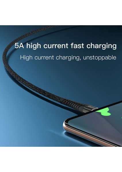 Keysıon 5A USB C Tipi Kablo Tel Samsung Redmi 10 Cep Telefonu Hızlı Şarj USB C Kablosu C Tipi Veri Şarj Cihazı Mikro USB Kablosu (Yurt Dışından) modelleri