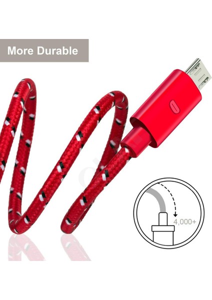 Olaf Mikro USB Kablosu 1 M/2 M/3 M Hızlı Şarj Data Sync USB Şarj Aleti Kablosu Samsung Xiaomi Huawei Htc Lg Cep Telefonu Kabloları (Yurt Dışından)