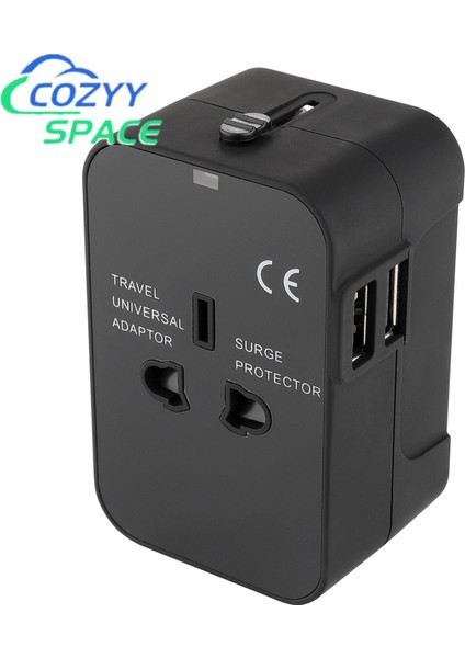 Seyahat Adaptörü Çok Fonksiyonlu USB Şarj Cihazı Seyahat Fişi Adaptörü (Yurt Dışından) fiyatları