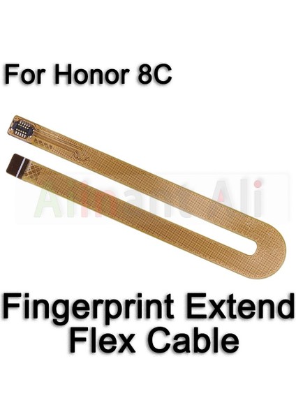 Orijinal Arka Ana Düğme Anahtar Bağlantısı Dokunmatik Kımlık Tarayıcı Parmak Izi Sensörü Flex Kablo Şerit Huawei Onur 8A 8c 8x Max (Yurt Dışından)
