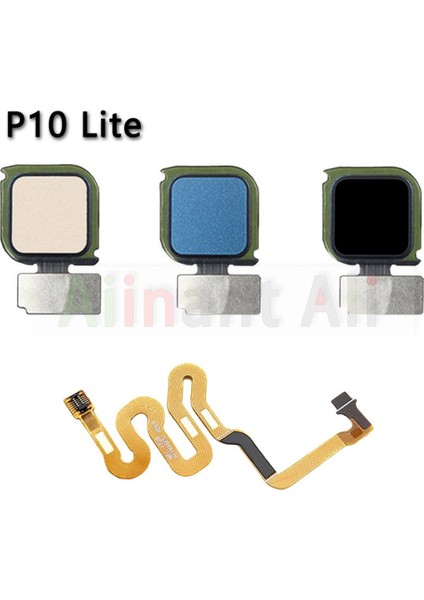 Orijinal Arka Ana Düğme Anahtar Bağlantısı Dokunmatik Kımlık Tarayıcı Parmak Izi Sensörü Flex Kablo Şerit Huawei P10 P20 P30 Lite (Yurt Dışından)