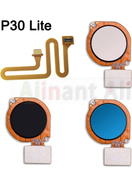 Orijinal Arka Ana Düğme Anahtar Bağlantısı Dokunmatik Kımlık Tarayıcı Parmak Izi Sensörü Flex Kablo Şerit Huawei P10 P20 P30 Lite (Yurt Dışından)