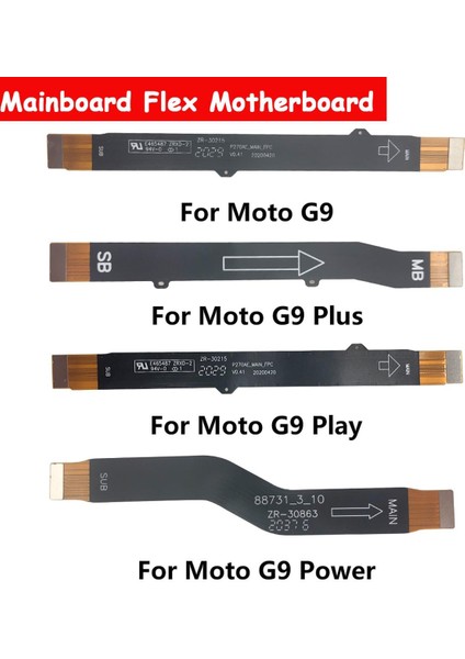 Yeni Anakart Flex Kablo Moto G6 Oyun G7 G8 Artı Güç Anakart Fpc Ana Kurulu Konektörü Flex Kablo Yedek Parçaları (Yurt Dışından)