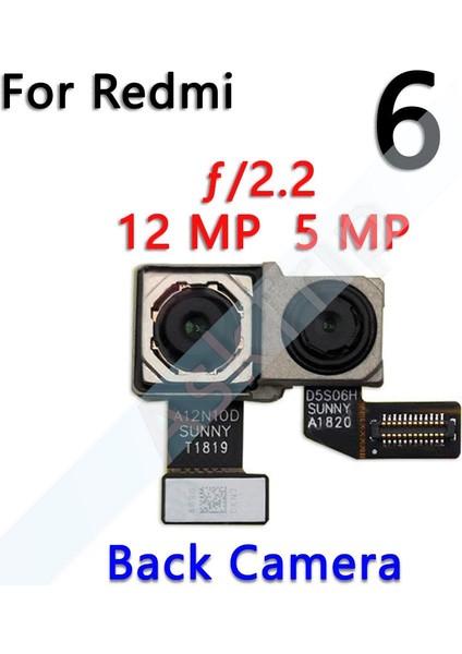 Orijinal Küçük Ön Kamera Flex Xiaomi Redmi Için Not 6 6A 7 7A Pro Artı Ana Büyük Arka Arka Kamera Modülü Şerit Flex Kablo (Yurt Dışından)
