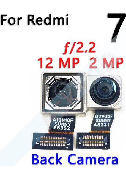 Orijinal Küçük Ön Kamera Flex Xiaomi Redmi Için Not 6 6A 7 7A Pro Artı Ana Büyük Arka Arka Kamera Modülü Şerit Flex Kablo (Yurt Dışından)