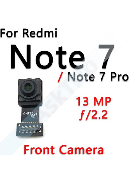 Orijinal Küçük Ön Kamera Flex Xiaomi Redmi Için Not 6 6A 7 7A Pro Artı Ana Büyük Arka Arka Kamera Modülü Şerit Flex Kablo (Yurt Dışından)
