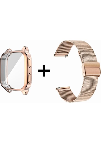 Garmin Venu Sq Metal Kayış Kılıf ile Tpu Ekran Koruyucu Bilezik Venu Sq Akıllı Saat Yedek Kordonlu Saat Aksesuarları (Yurt Dışından) indirimleri