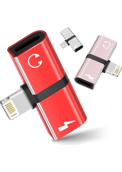 Aydınlatma Aux 3.5mm Adaptör Kulaklık Jakı USB C Aydınlatma Adaptörü Aydınlatma Çift Aydınlatma IPhone x Xs 7 8 11 Artı (Yurt Dışından)