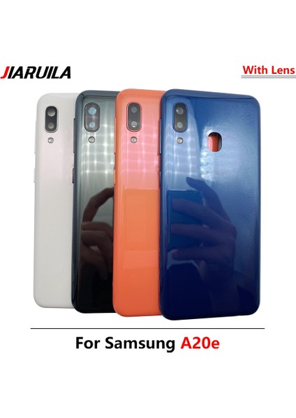 Arka Cam Kapak Samsung A10S A10 A20 A20E Pil Kapağı Kapı Arka Cep Telefon Kılıfı Çerçeveleri Kamera Lens ile (Yurt Dışından)