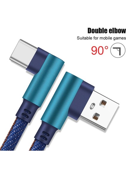 Mikro USB Kablosu 0.25 M 1 M 2 M Hızlı Şarj 90 Derece L Şekli Kablosu iPhone Huawei P30 20 Pro C Tipi Telefon Şarj Qc2.0 USB Cabo (Yurt Dışından) indirimleri
