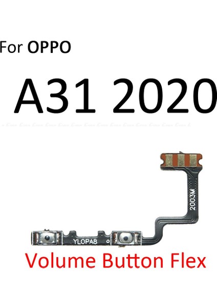 Güç Açık Kapalı Sessiz Anahtarı Kontrol Tuşu Ses Düğmesi Flex Kablo Oppo A93 Global A92 A91 A33 A31 A5 A9 2020 Yedek Parçalar (Yurt Dışından)