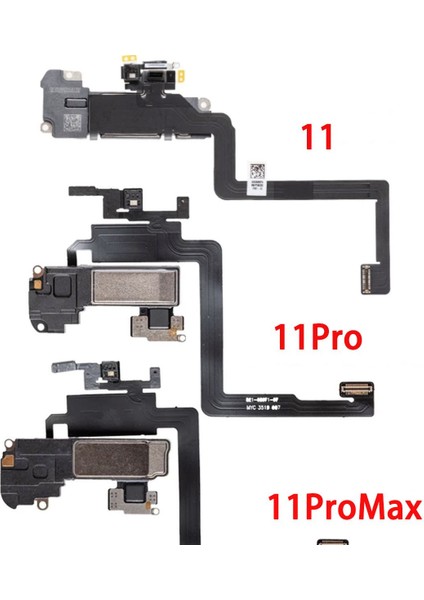 Kulaklık Işık Sensörü Flex Kablo iPhone x Xr Xs Xsmax 11 11PRO Max Için Mikrofon Dahil (Yurt Dışından)