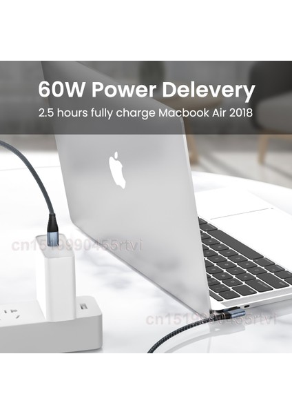 Pd 60W USB Tip C Tip C Dirsek Kablosu 90 Derece Hızlı Şarj Cep Telefonu Macbook Pro Samsung S10 S20 Için Hızlı Şarj Kablosu (Yurt Dışından)