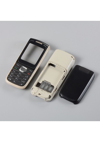 Nokia 1650 Için Tam Telefon Muhafazası Durumda Bakan Kapak + Orta Çerçeve + Pil Arka Kapı + Ingilizce/arapça Klavye Araçları ile (Yurt Dışından)