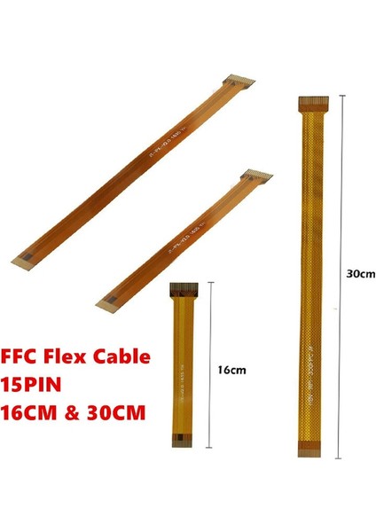 Ahududu Pi Için Sıfır Kamera Ffc Kablo Flex Kablo 15PIN 16 cm 30 cm Şerit Kablo Ahududu Pi Için 3/2/b/b + (Yurt Dışından)