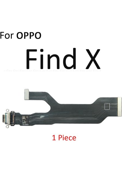USB Şarj Aleti Konnektör Kurulu Dock Bağlantı Noktası Şarj Jakı Flex Kablo Oppo Find X3 X2 x R17 RX17 Neo R15 Pro Lite Onarım Parçaları (Yurt Dışından) fırsatları
