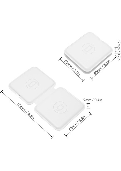 3'ü 1 Arada Kablosuz Şarj Cihazı, Hızlı Kablosuz Şarj Cihazı Güçlü Uyumluluk Ev Için 15W (Yurt Dışından)