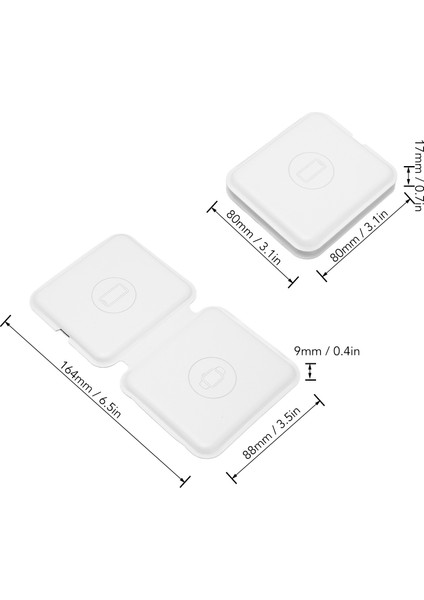 3'ü 1 Arada Kablosuz Şarj Cihazı, Hızlı Kablosuz Şarj Cihazı Güçlü Uyumluluk Ev Için 15W (Yurt Dışından) indirimleri