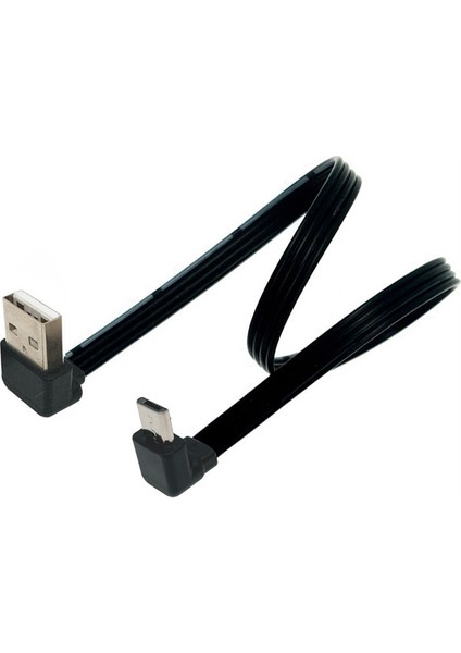 USB 2.0 Yukarı Aşağı Açı 90 Derece Erkek Mikro USB 90 Derece Erkek Süper Düz Esnek Uzatma Usb2.0 Adaptör Kablosu 0.1-1 M (Yurt Dışından) indirimleri