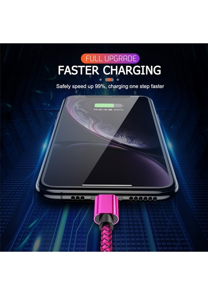 USB Kablosu iPhone 11 12 13 Pro Max Xs x Xr 8 7 6 6s Artı Apple iPad Hızlı Şarj Veri Kablosu Cep Telefonu Şarj Cihazı Uzun Tel 3m (Yurt Dışından) indirimleri