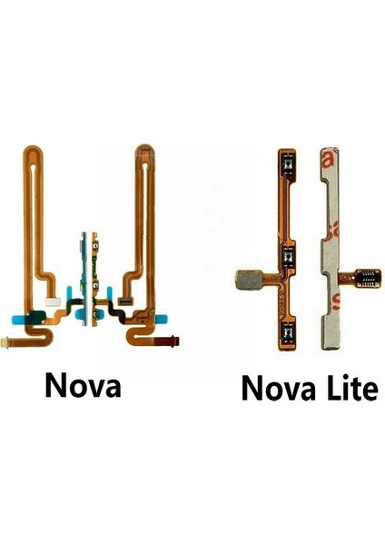 Yeni Anahtar Güç Açma Kapama Düğmesi Flex Kablo Şerit Huawei Nova 5i 5 Pro 4e 4 3 3i 3e 2 2s 2i Artı Lite 7i Ses Tuşu (Yurt Dışından) fiyatları