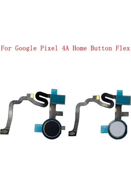 Parmak Izi Sensörü Ana Düğme Flex Kablo Google Piksel 4A 4A 5g Parmak Izi Sensörü Tarayıcı Dokunmatik Kımlık Yedek Parçalar (Yurt Dışından)