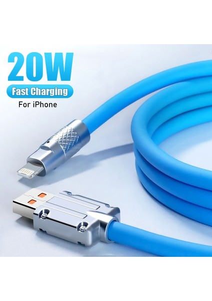 20W USB Kablosu iPhone 11 12 13 Pro Max Mini Hızlı Şarj Xr x Xs Max 8 7 Artı Se Telefon Tarih Kablosu iPad Şarj Cihazı Tel Kablosu (Yurt Dışından)