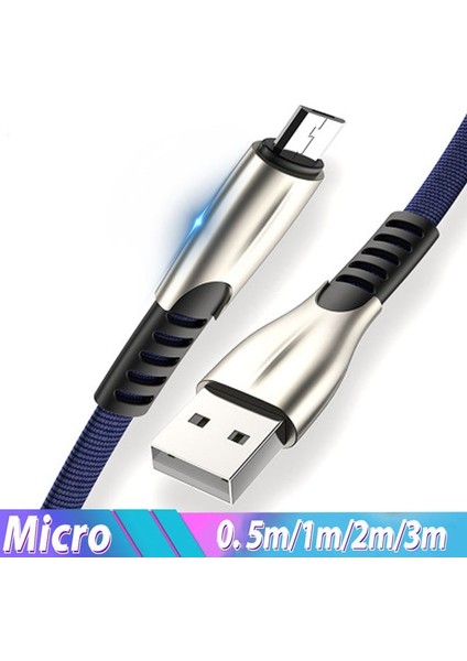 5A Hızlı Şarj Mikro USB Kablosu USB Senkronizasyon Veri Cep Telefonu Adaptörü Şarj Aleti Kablosu Samsung Xiaomi Lg Android Için Microusb Kabloları (Yurt Dışından)