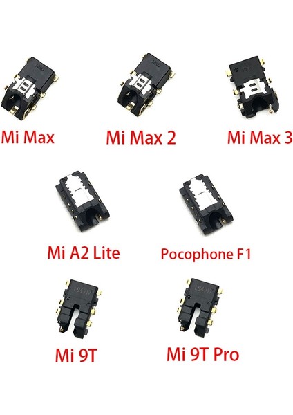 Kulaklık Kulaklık Ses Jakı Flex Kablo Şerit Xiaomi Mi 9t Pro A2 Lite Max 2 3 Pocophone F1 Yedek Parça (Yurt Dışından)