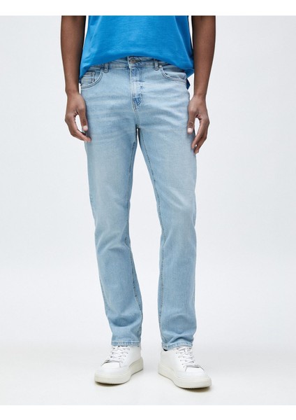 Slim Fit Kot Pantolon - Brad Jean