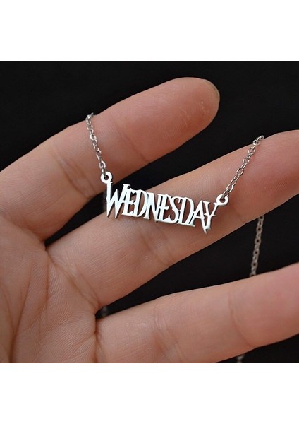 925 Ayar Gümüş Wednesday Kolye modelleri