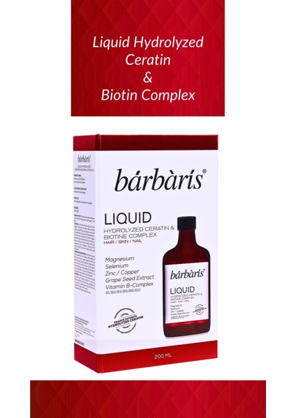 Keratin & Biotin Complex 200 ml (Saç,Tırnak,Cilt)