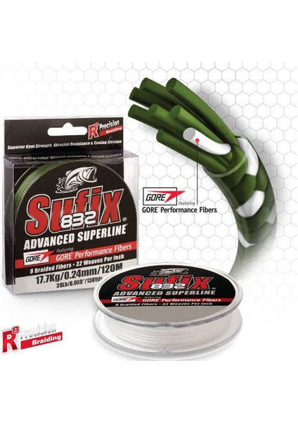 832 Advanced Ip Misina Low Vıs GREEN-0.24MM - 250MT - 17.7kg