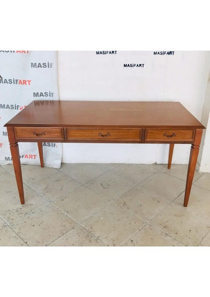 Maker 3 Çekmeceli Ahsap Calisma Masası 160 cm Ceviz