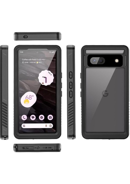 Google Pixel 7A 12FT Askeri Dayanıklı Ekran Koruyucu IP68 Için Telefon Kılıfı (Yurt Dışından)