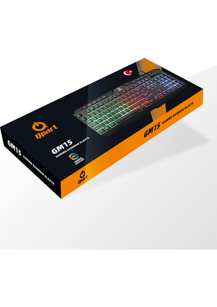 GM15 USB Multimedya Işıklı Klavye