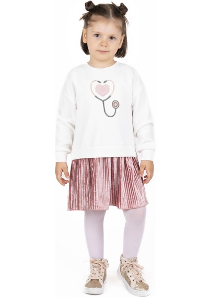 Kız Çocuk Işlemeli Elbise