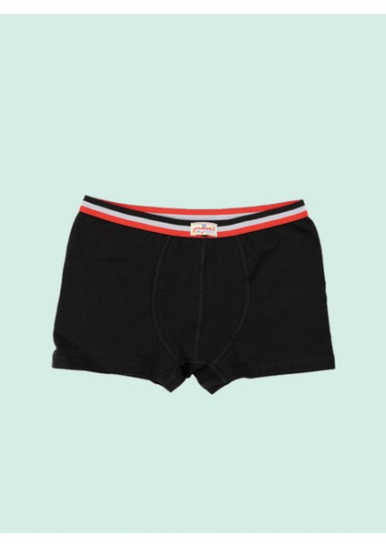 5'li Paket Çocuk Likra Boxer 0343