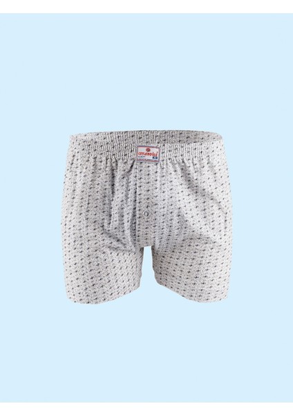 %100 Pamuk Erkek Empirme Boxer Karışık 5'li Paket 031 modelleri