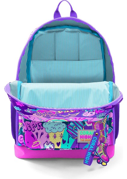 Kids 23760 Graffiti Desenli Dayanıklı ve Ergonomik Okul Sırt Çantası – Çocuklar için Rahat Taşıma modelleri