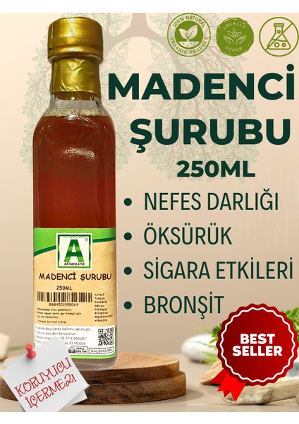 Madenci Şurubu 250ML Avantajlı Boy Vitamin Destek